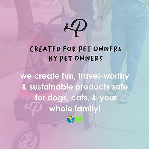 Miniatura 16 de Petique Newport - Cochecito para mascotas para gatos y perros de tamaño pequeño, sistema de viaje 3 en 1 para mascotas, cochecito ventilado para