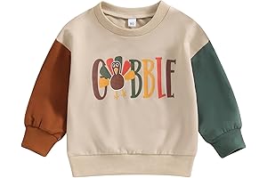 Toddler Baby Boy Girl Thanksgiving Shirt 18 Month Boy Clothes Outfit Fall...