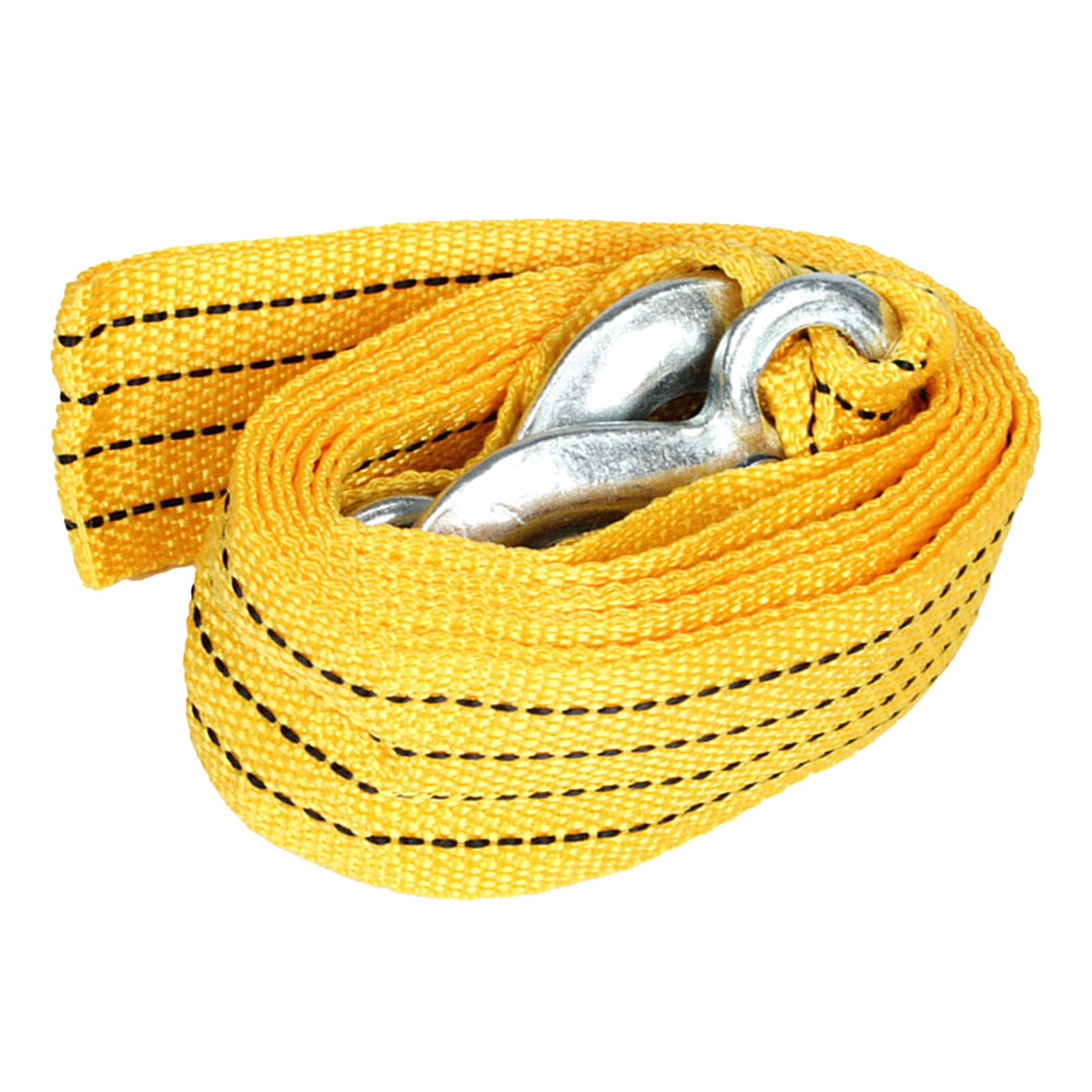 KeensoCar Emergency Tow Rope, Tow Rope Heavy Duty 3 Ton Truck Trailer Car Emergency Automobile Safety Equipment 3 Meter