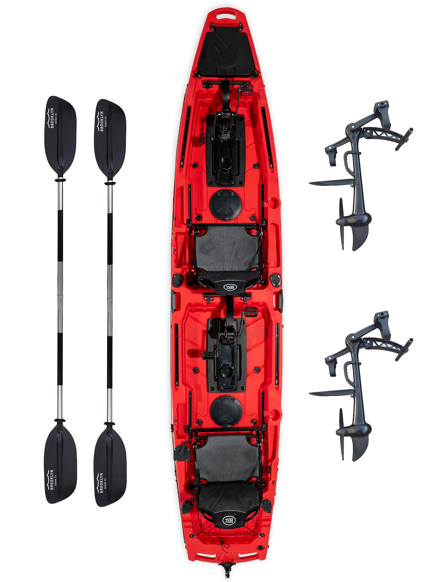 Amazon.com : Upgraded Brooklyn 14.0 Tandem Pedal Kayak with 