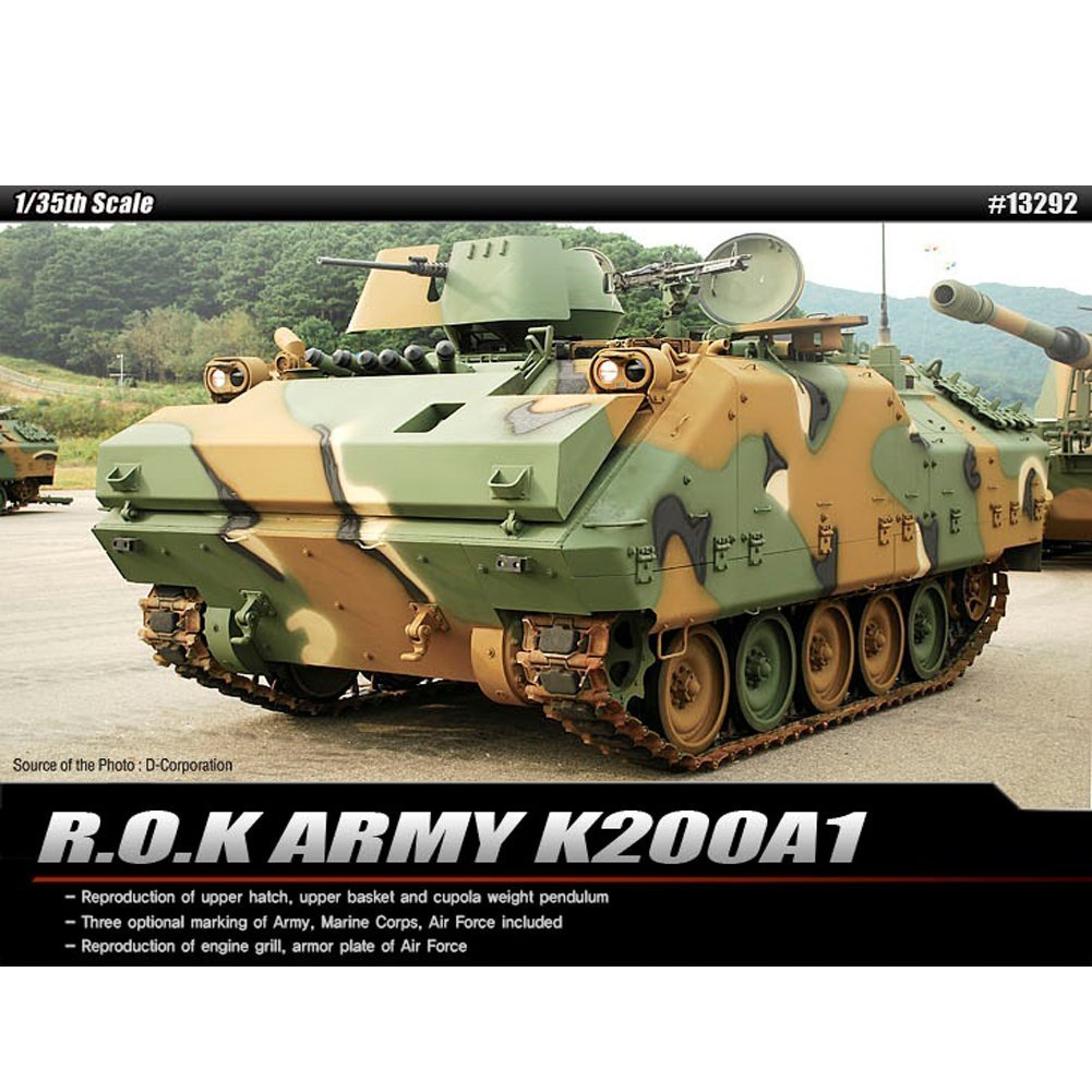 SSGSSK Academy Models 13292 1/35 R.O.K Army K200A1 Korean Infantry Fighting Vehicle Plastic Model Kit