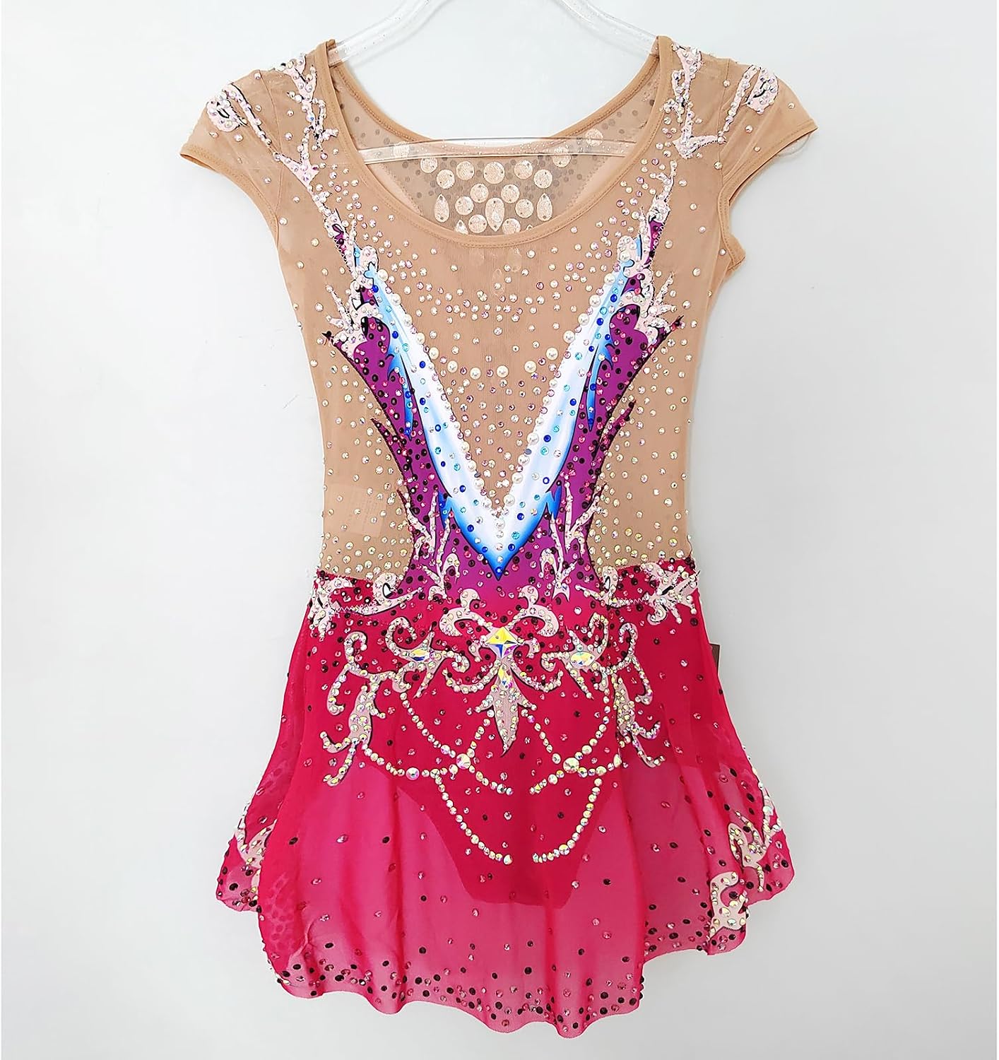 Purple Rhythmic Gymnastics Outfit for Girls Elegant and Comfortable