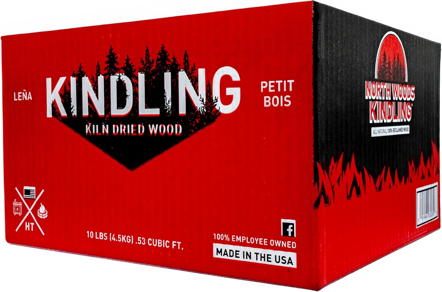 10lbs Kindling Wood - Fire Starters for Campfires - 100% Natural Firestarter for Firewood - 100+ Camping Fire Starter Sticks