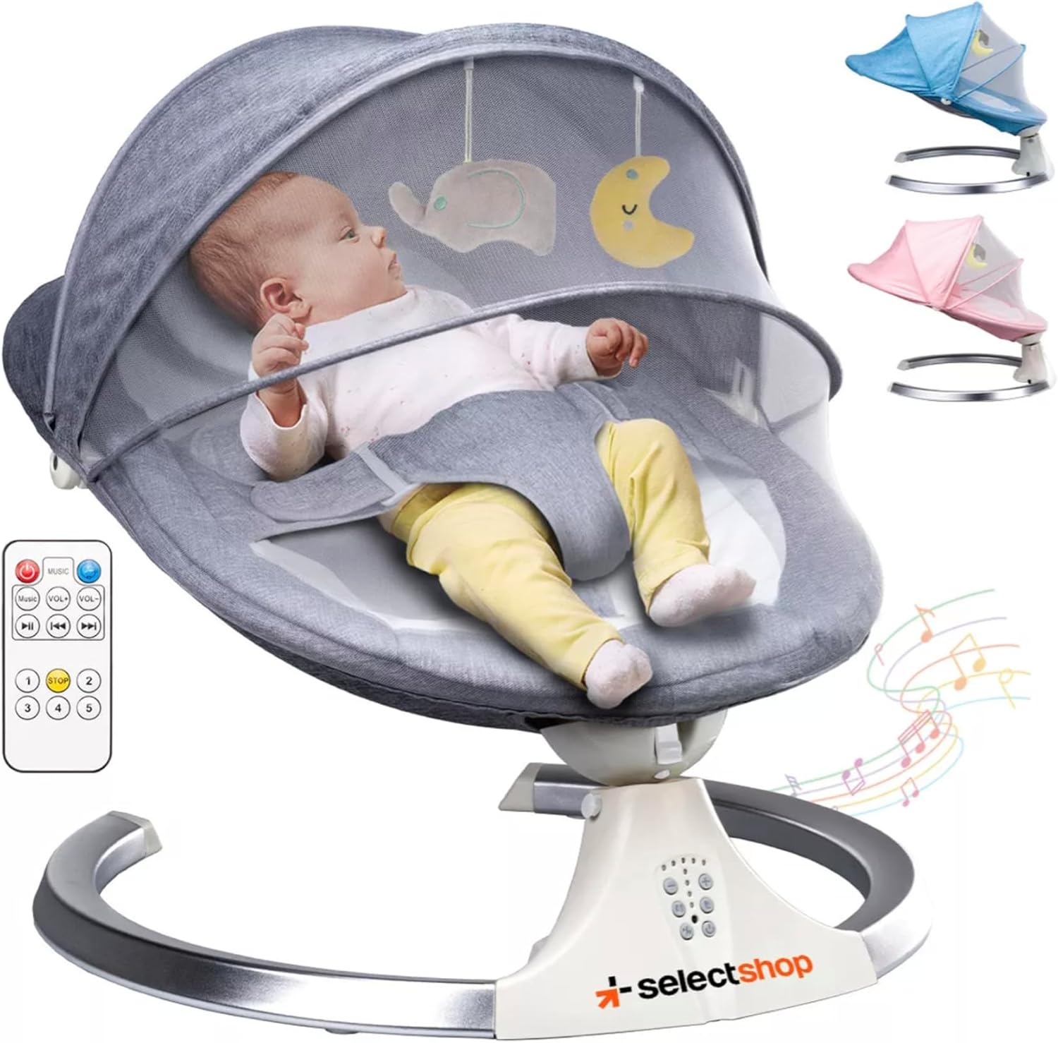 Mecedora Eléctrica para Bebé, Columpio para Bebe, Mecedora bebe, Silla