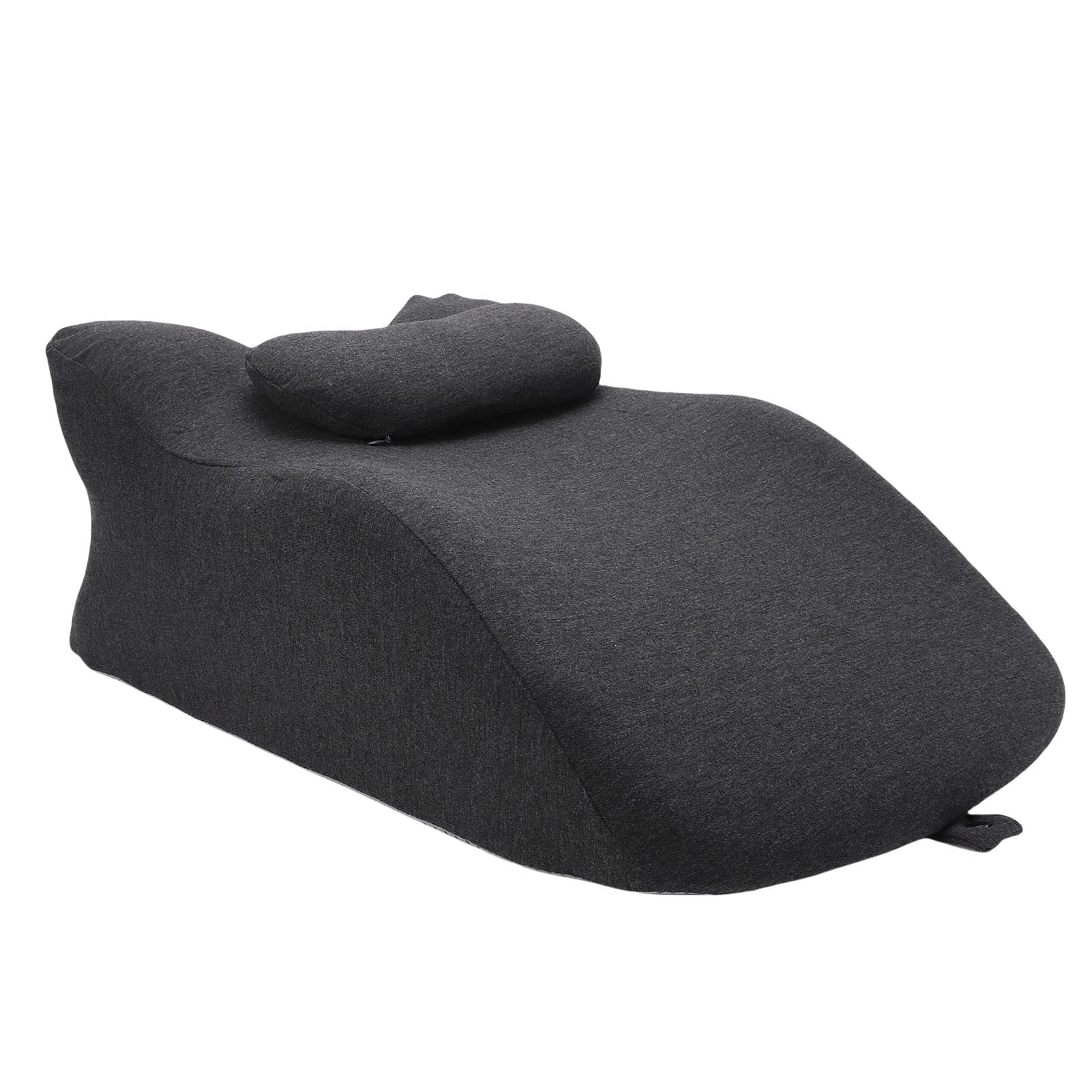 Fockety Poduszka klinowa do leżenia na brzuchu, ergonomiczna, przenośna poduszka z pianki memory do siedzenia, leżenia, opierania się i na brzuchu, wielofunkcyjna, zmywalna