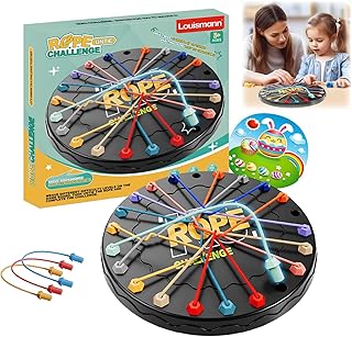 Wonka Louisman Rope Challenge Puzzle Game, Rope Detangling for Children from 3 Years, Strategy Game with Different Levels of Difficulty