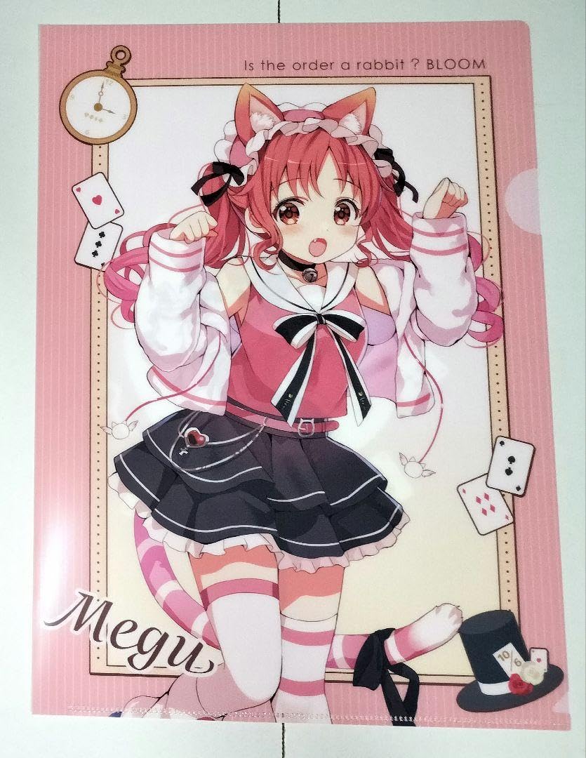 Amazon.co.jp: ごちうさ メグ クリアファイル アトレ秋葉原 不思議の国