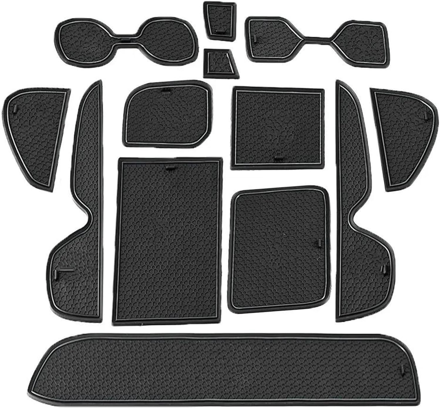 Anti-Slip Mat for Phone Gate Slot Mats Cup Rubber Pads Rug for Toyota RAV4 XA50 RAV4 2019 2020 2021 Car Stickers Accessories
