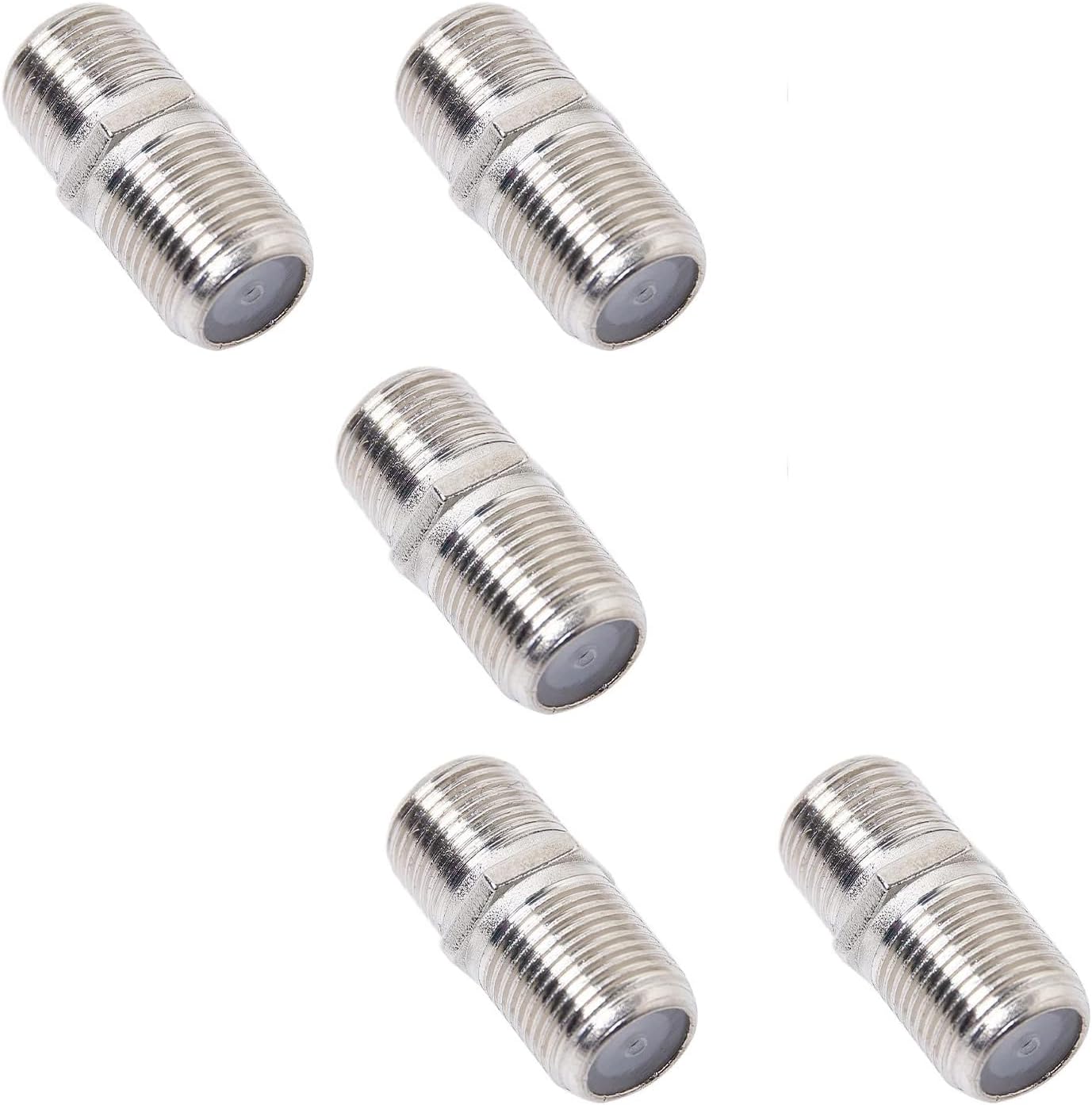 F-Type Barrel Coupler Adapter - Female To Female Coaxial Connector For RG6/RG59 Cables