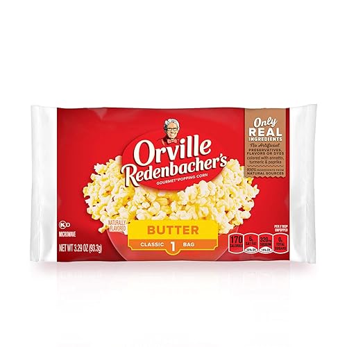 Miniatura 9 de Orville Redenbacher's Bolsa clásica de palomitas de maíz, mantequilla sin gluten, 19.74 onzas (paquete de 6)