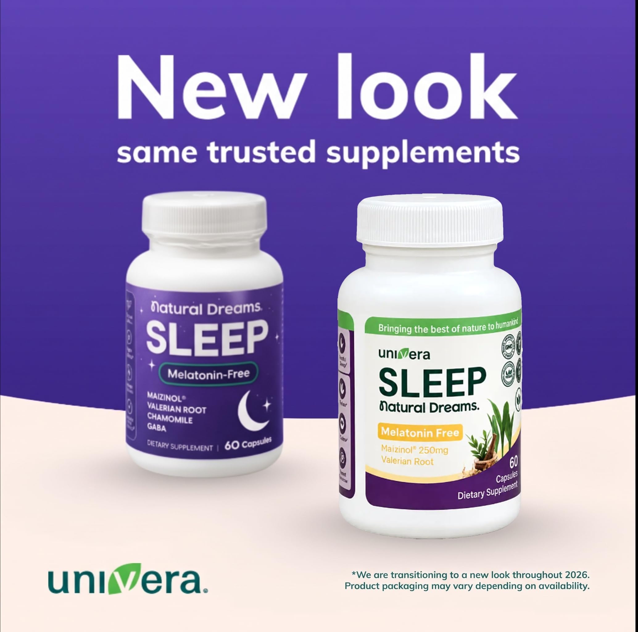 Deep Sleep Formula, Melatonin-Free Sleep Aid, Support Sleep Quality & Relaxation, Maizinol, Valerian Root, Chamomile Flower, GABA, Magnesium - 60 Capsules — Amazon image 2