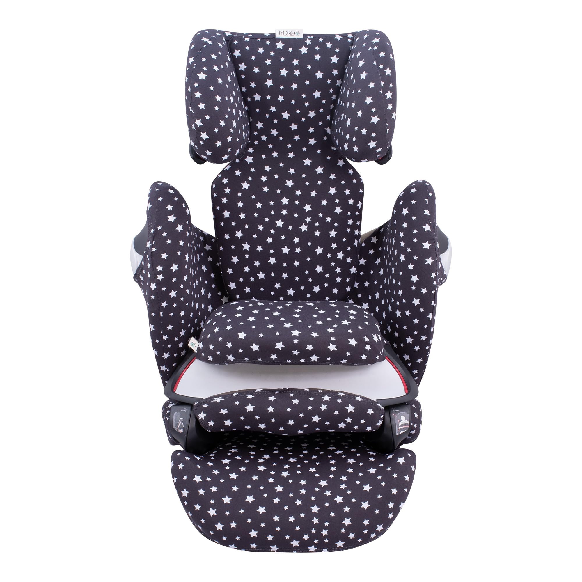 JYOKO KIDS Pokrowiec na fotelik samochodowy kompatybilny z Cybex Pallas M - S Fix (Winter Sky)