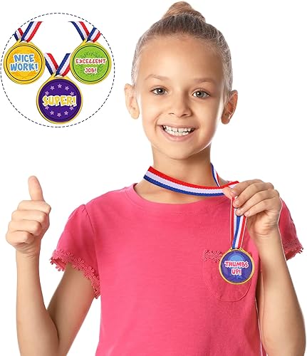 Miniatura 6 de Medallas de premio, medallas surtidas para premios para niños, medallas de premio de plástico estilo surtido, medallas de premio para niños,