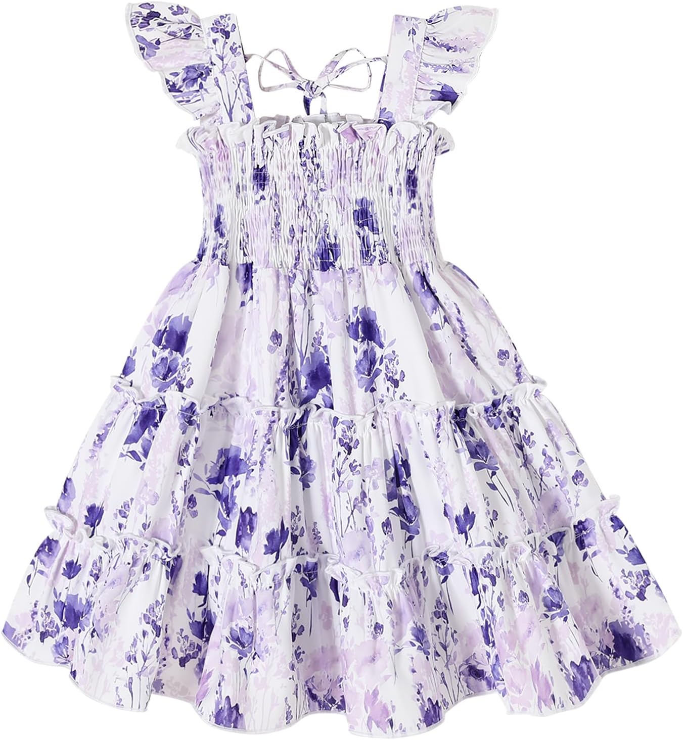Purple Floral Dress