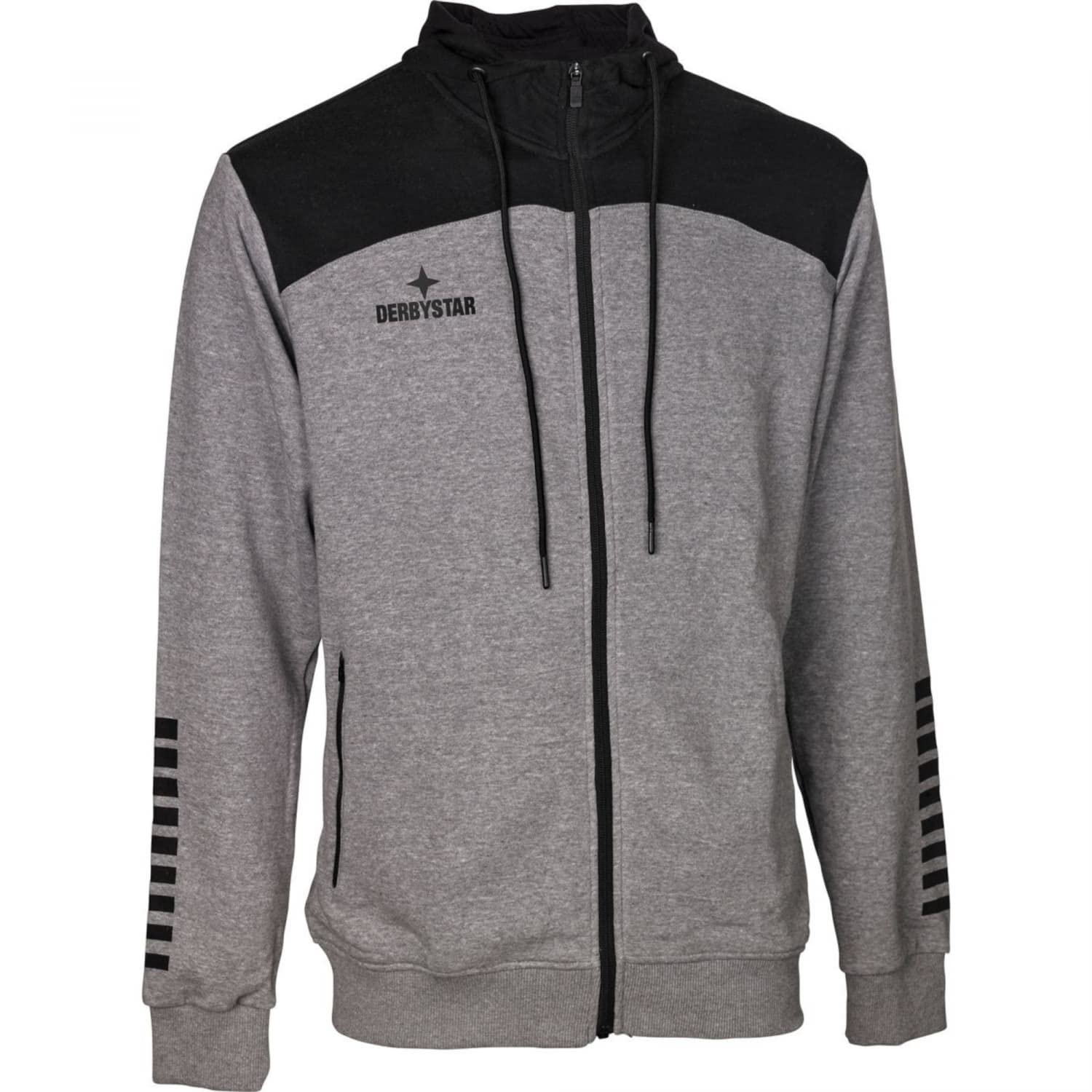 Derbystar Ultimo v23 Hooded Sweatshirt Grey/Black XL