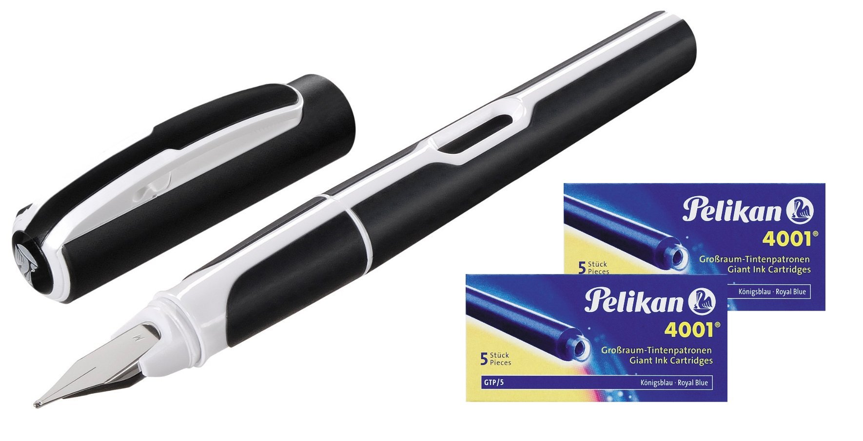 Amazon.com : Pelikan 903054, Ink Pen Style Black & White