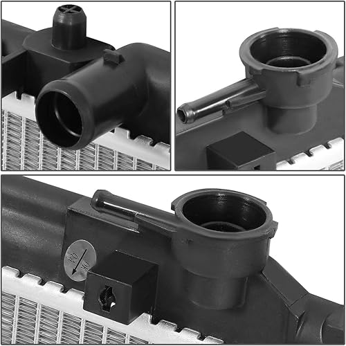 Miniatura 3 de DNA Motoring OEM-RA-13283 - Radiador de núcleo de aluminio estilo fábrica de 23-9/16 pulgadas, compatible con Suzuki Esteem AT/MT 99-02