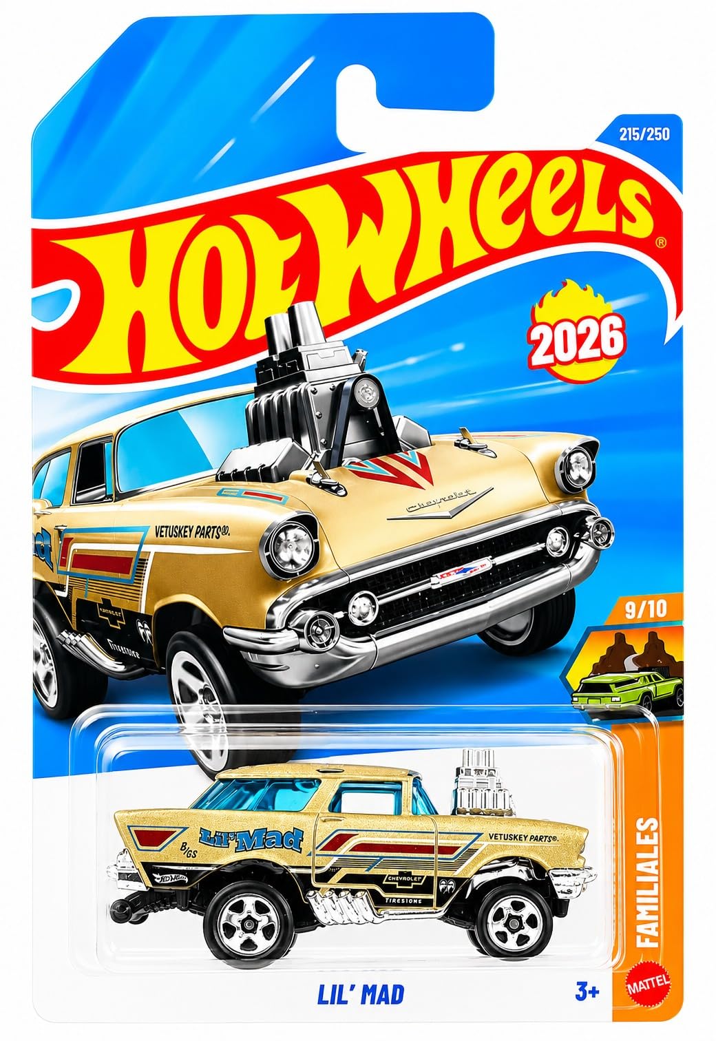 Hot Wheels Wagons FAMILIALES Lil' MAD Toy Car (JJH65-N7C5