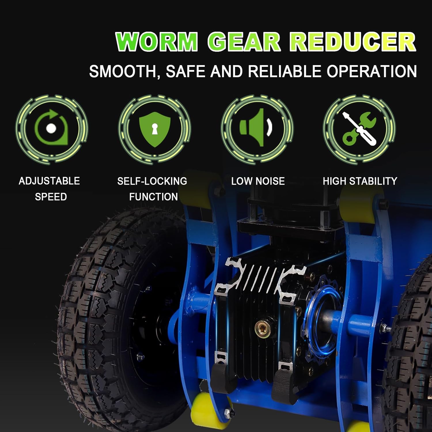 Electric Stair Climbing Hand Trucks Heavy Duty,880 LBS Hand Trucks High Load Capacity Electric Stair Climbing Hand Trucks Dolly Cart (Blue, 1 Battery)