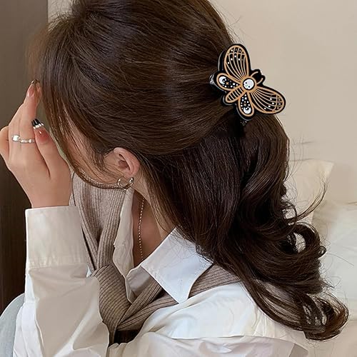 Miniatura 9 de Pinzas para el cabello de Halloween, pinzas de pelo fantasma para cabello fino, naranja con forma de calabaza, lindos pasadores para el cabello,