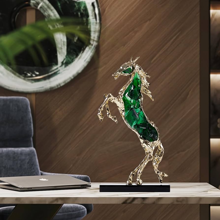馬　置物　観賞用　水晶 楽天市場】水晶 置物 馬の通販
