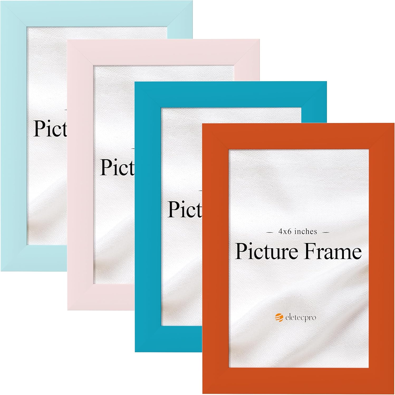 Amazon.com - eletecpro 4x6 Picture Frames, Colorful Photo Frames Made ...