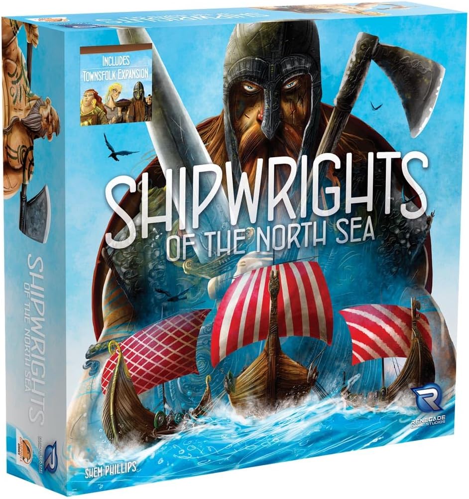 Renegade Game Studios Shipwrights of the North Sea, Viking Strategy Board Game, 2-5 Players