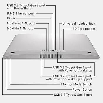 Dell 27 All-in-One Desktop ec27250-68.6 cm FHD Touch Display