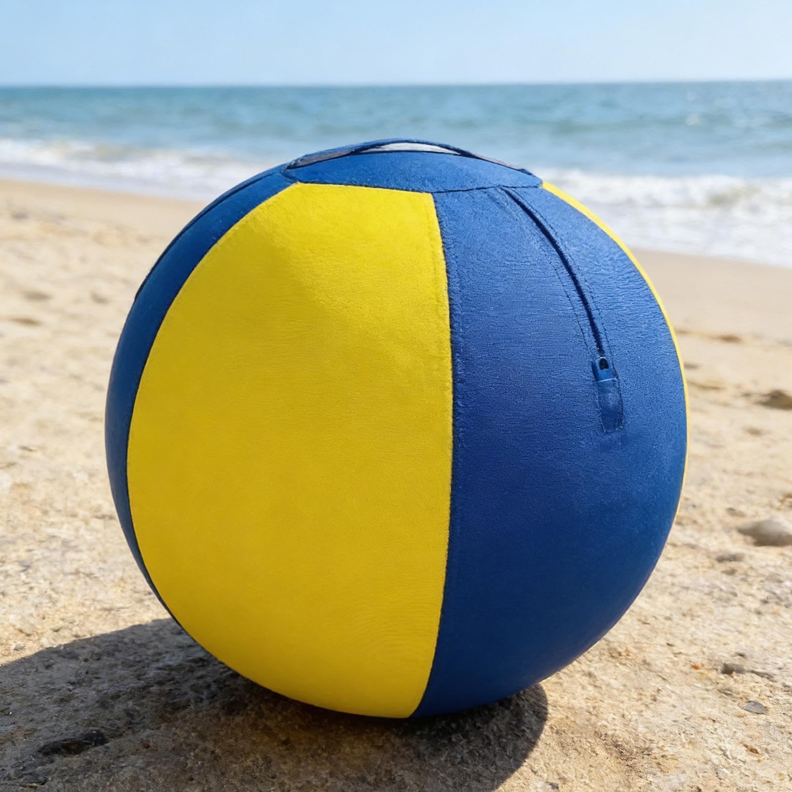 Inflatable Herding Ball for Dogs, 45cm Dog Herding Balls with Air Pump and Washable Cover for Outdoor Indoor Play
