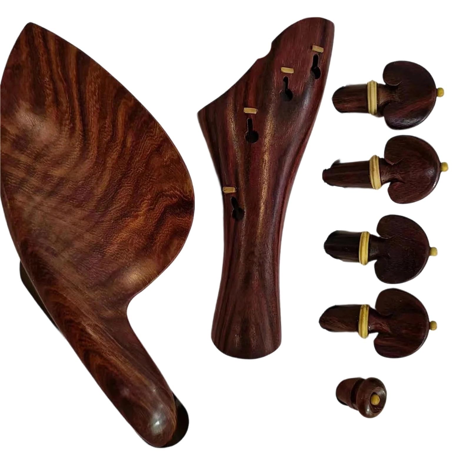 Akcesoria Do Skrzypiec Dla Początkujących Akcesoria Do Skrzypiec W Tym Kołki I Strojenia Podbródka Strunociągu Wykonane Są Z Litego Drewna Pełnym Rozmiarze(Rosewood)