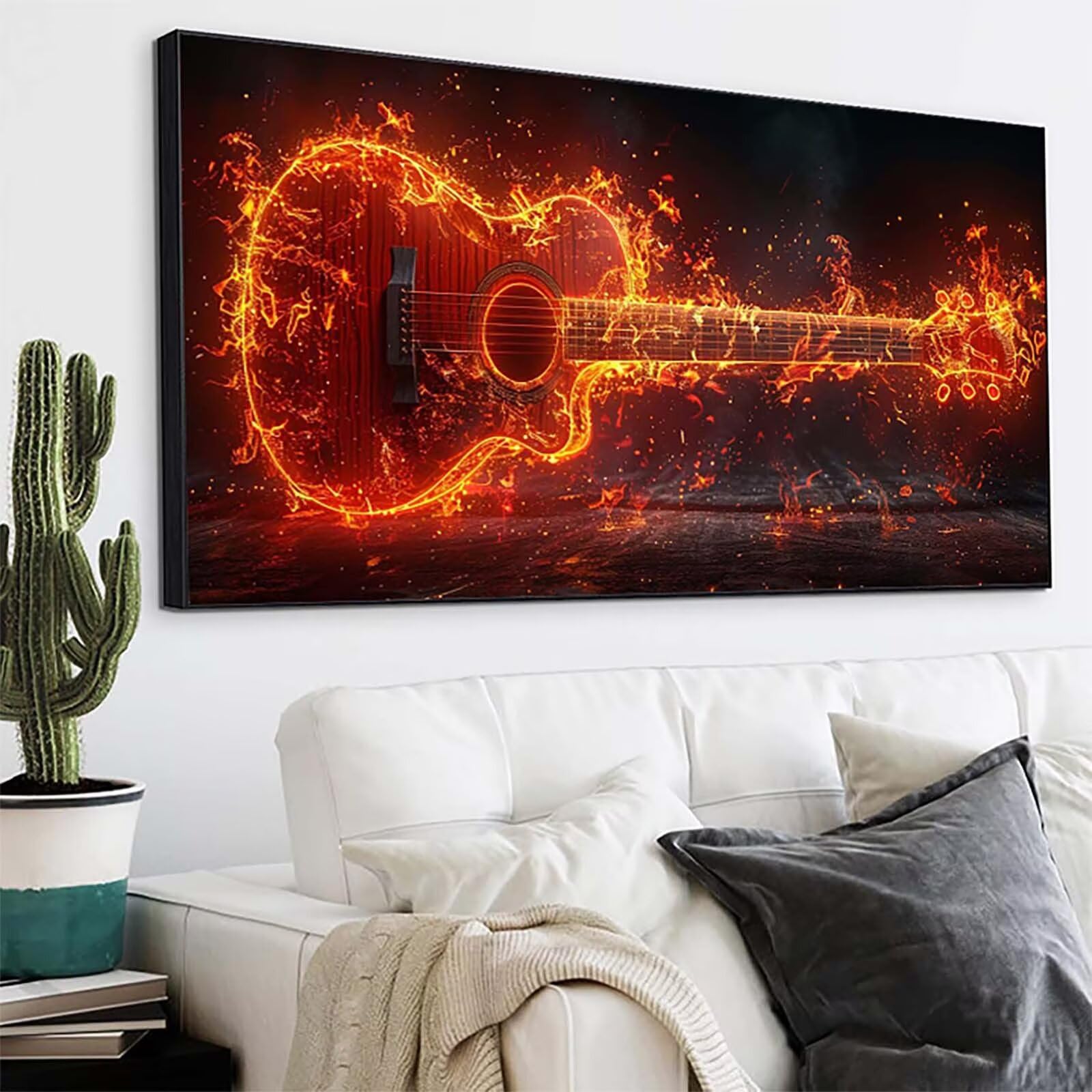 Chitarra Diamond Painting Grandi Dimensioni 80x160cm, Diamond Painting 1-65