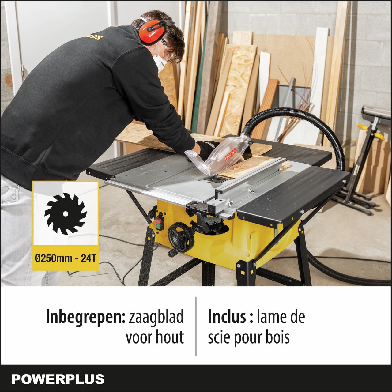 POWERPLUS POWX07595 - Sierra di Mesa 2000 W 250 mm