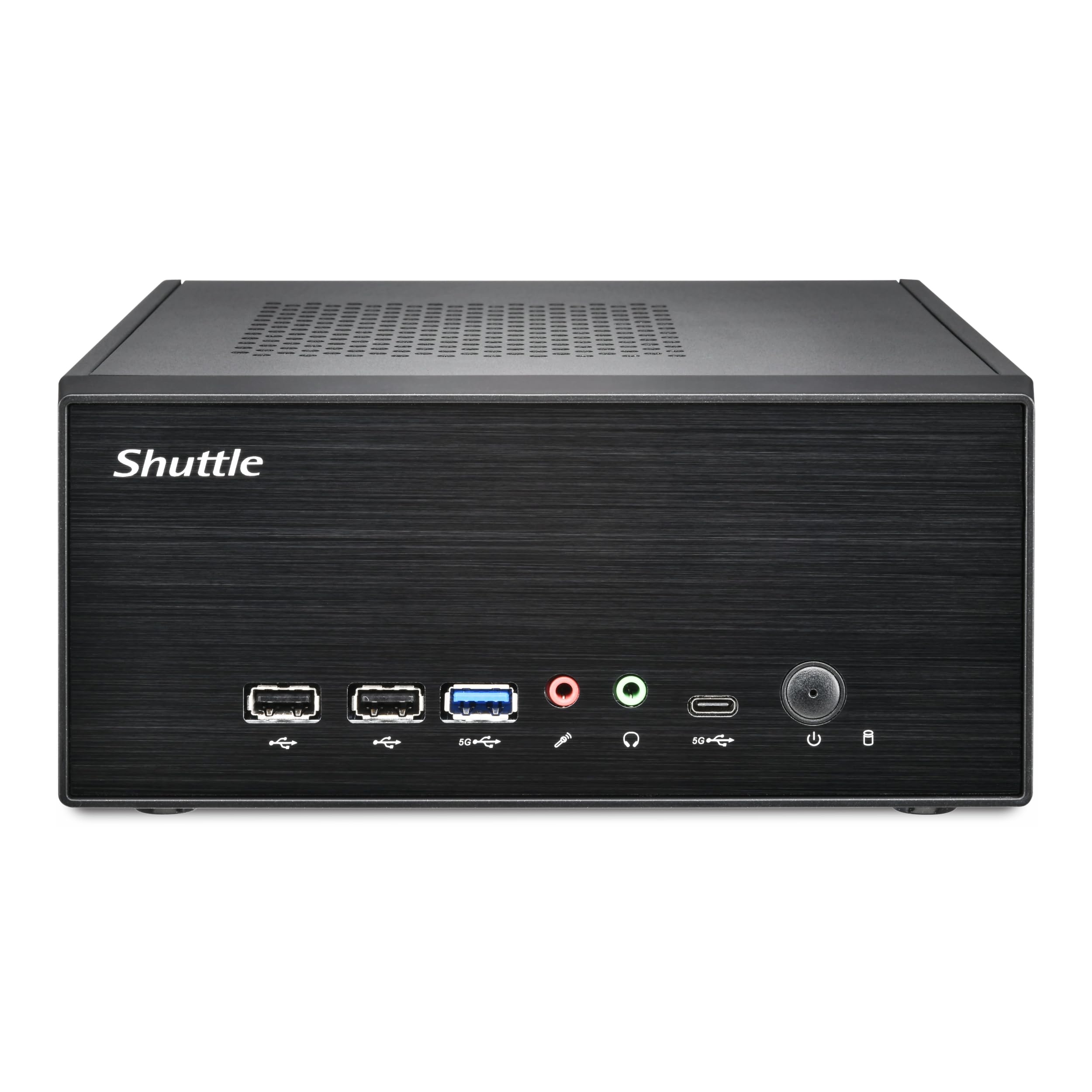 Shuttle XPC Slim Barebone XB860G2・S1851・Intel H860・1xDP・2xHDMI・2 PCIe Slots (1x 16X & 1x X1), (XB860G2)