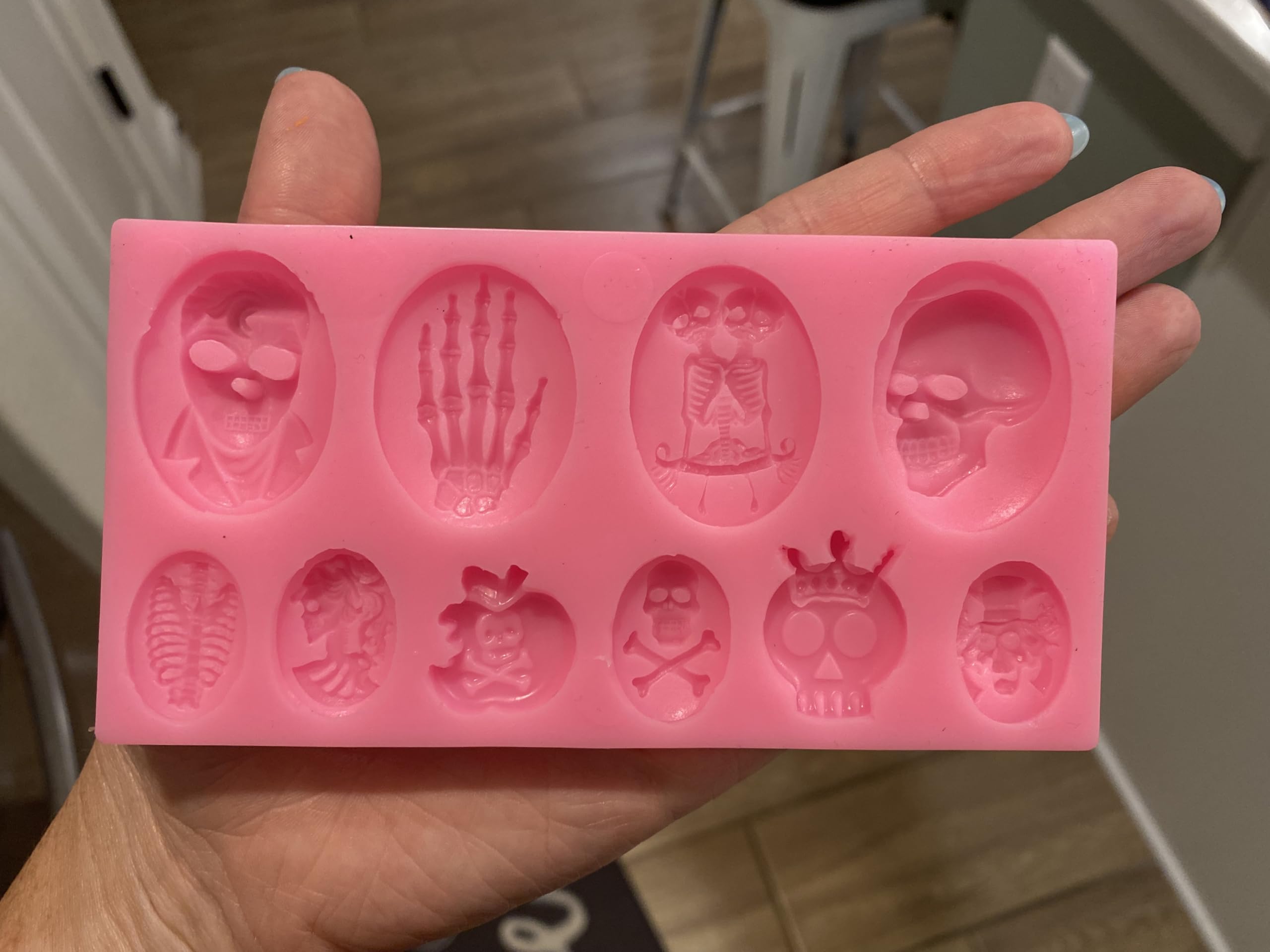 Gdeal - Molde de silicona 3D para decoración de tartas, color rosa