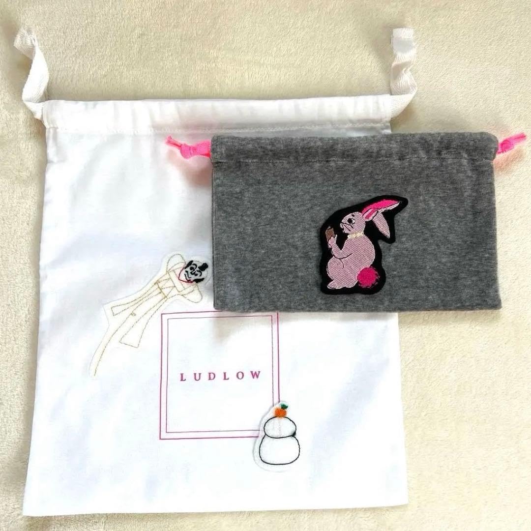 Amazon.co.jp: LUDLOW 干支ポーチ 巾着 うさぎ : おもちゃ