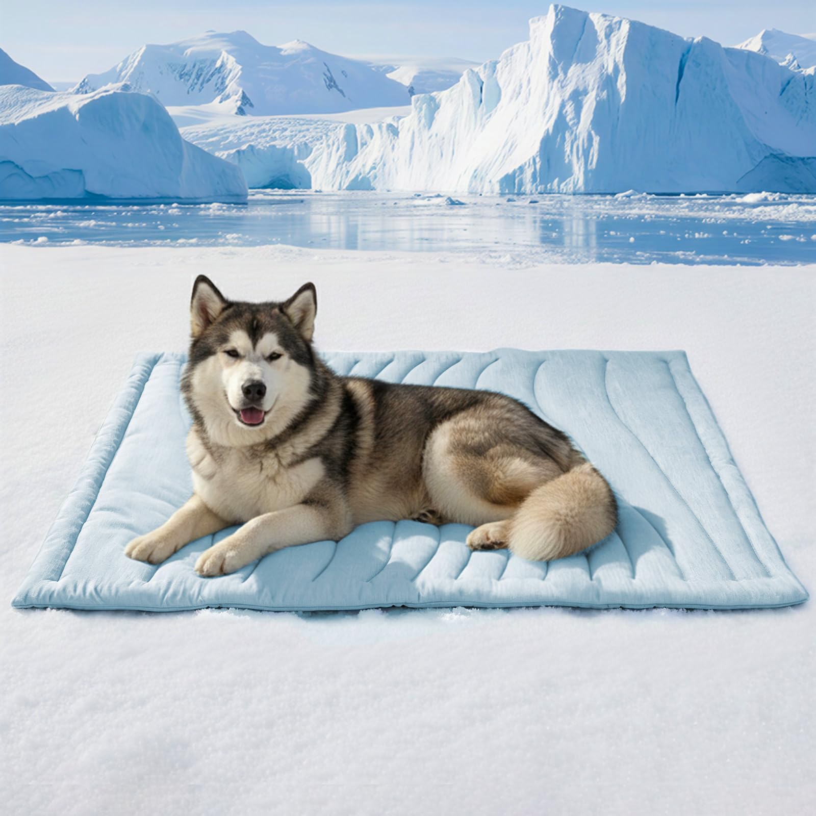BECEMURU Dog Cooling Mat, Thickened Cooling Pad Blanket for Crate, Kennel, Bed, Sofa - Machine Washable, Durable, Non-Gel - Keep Your Pet Cool and Comfortable (XL(150 * 100 * 2CM)) โ image 1