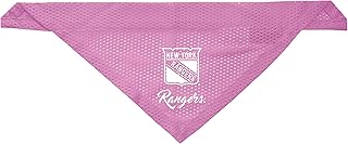 Littlearth New York Rangers Dog Cat Mesh Jersey Bandana Pink S/M