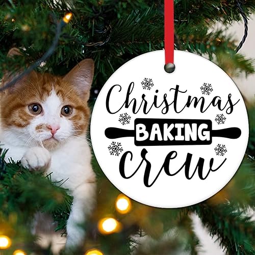 Vista 45 de Feliz Año Nuevo Yall Adorno de árbol de Navidad con citas divertidas Decoración de árbol de Navidad Recuerdo Feliz Año Nuevo Novedad Adornos