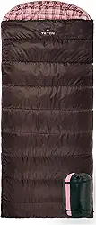 Saco de dormir TETON Sports Regular; ótimo para acampamento familiar