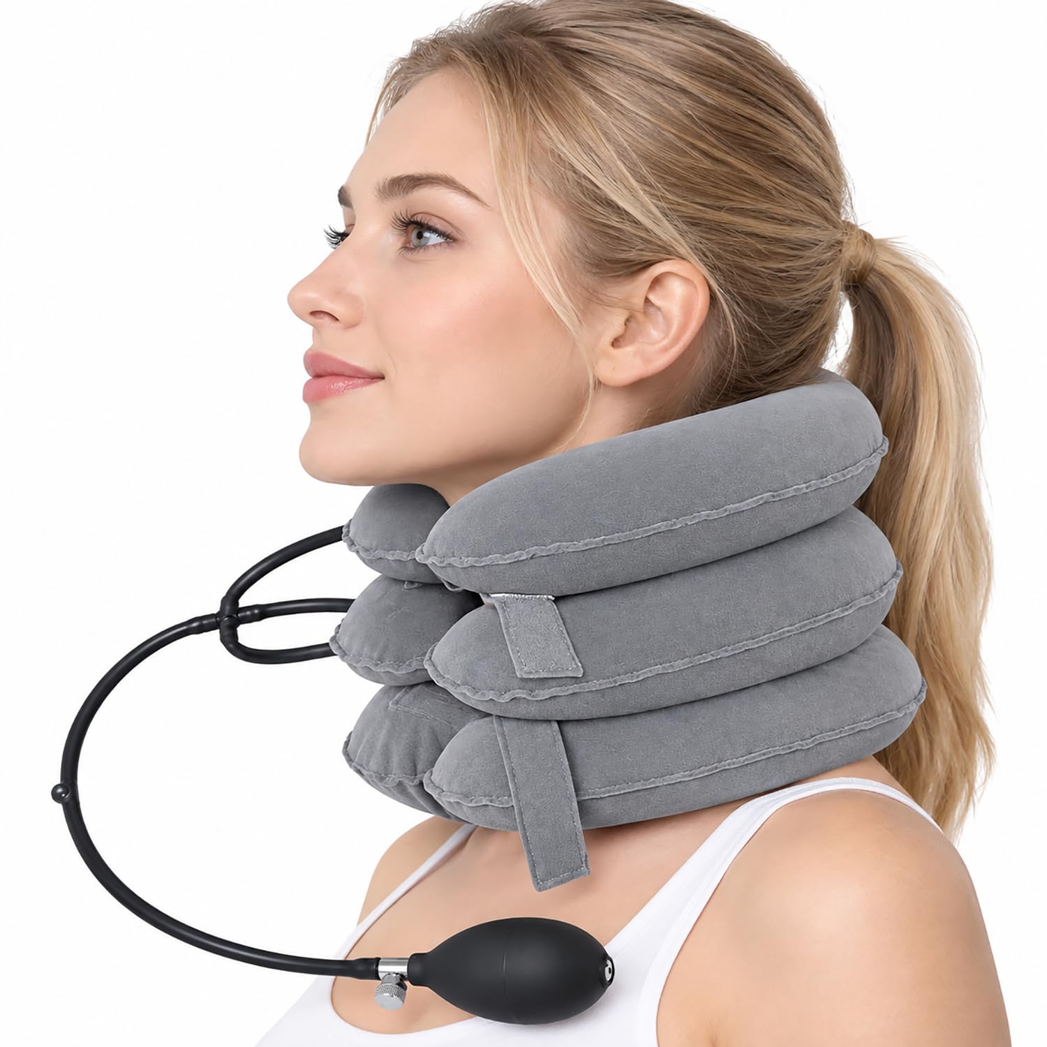 Neck Stretcher, Adjustable Cervical Traction