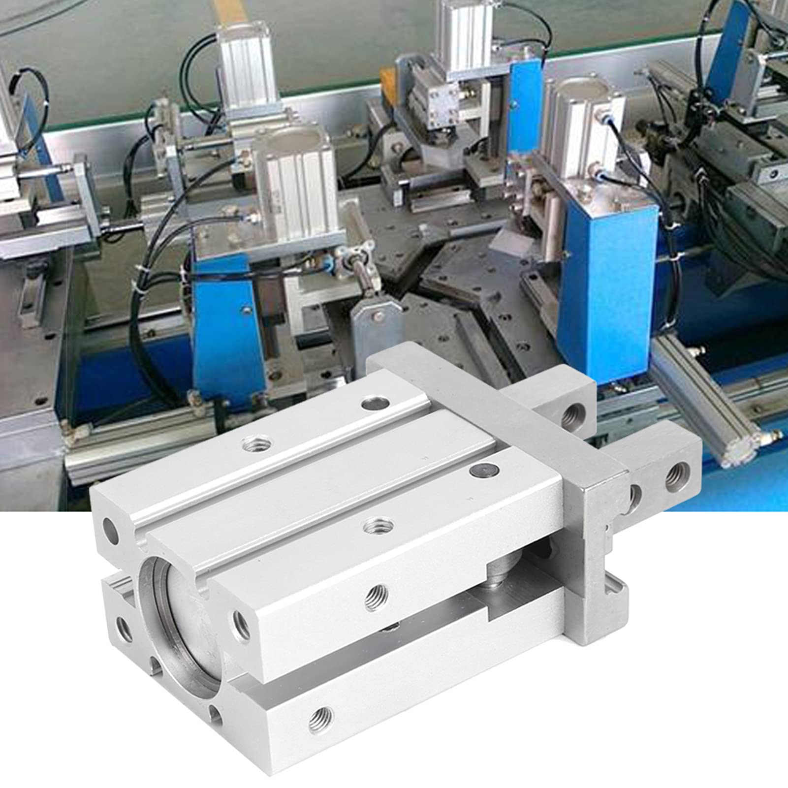 Pinza Pneumatica a Doppio Effetto con Cilindro Pneumatico in Acciaio MHZ2 Buona Tenuta Ad Alta Precisione per Uso Industriale (MHZ2-32D)