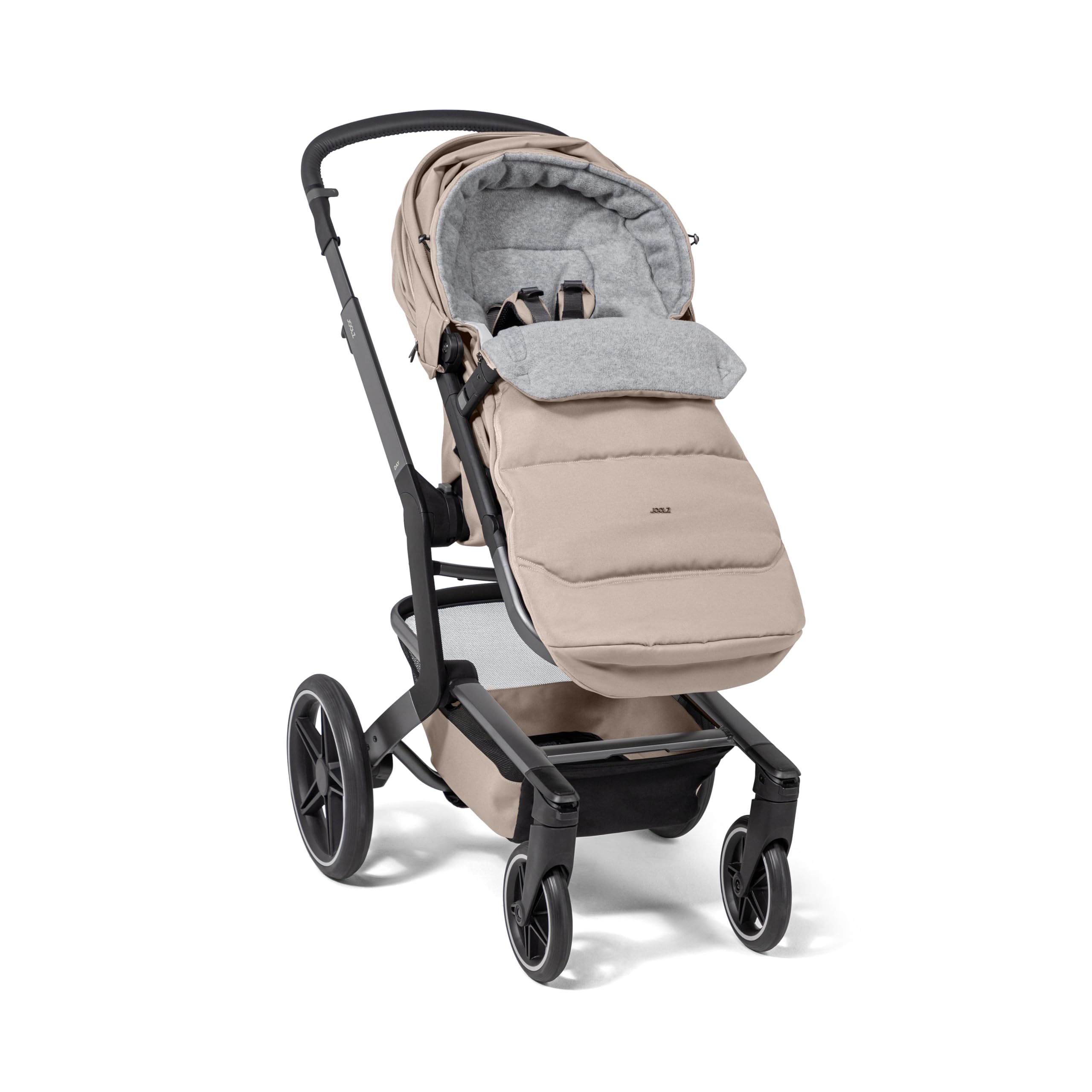 Joolz Fußsack – Allwetter-Begleiter, warm und gemütlich unterwegs | Kinderwagen-Zubehör für Joolz AER+/Aer2 Buggy/Day+/Day2/Day3/Day5/Geo/Geo2/Geo3/Hub/Hub+/Hub2 Kinderwagen - Sandy Taupe
