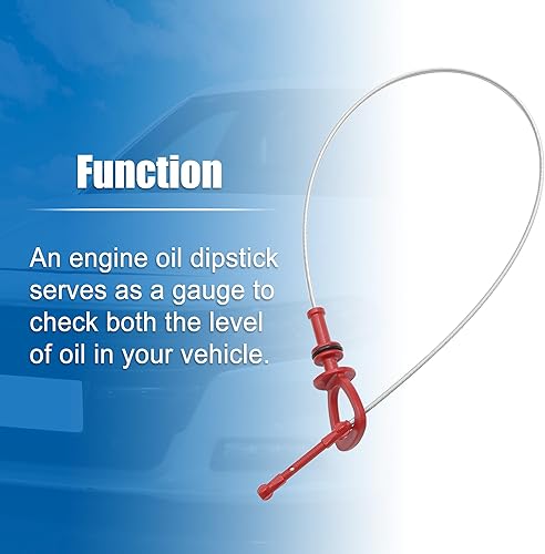 Miniatura 4 de X AUTOHAUX Varilla de medición de aceite de motor para Mercedes-Benz CL203 03 04 W203 W204 A209 C209 11 W211 R171 1.8L No.2710100372