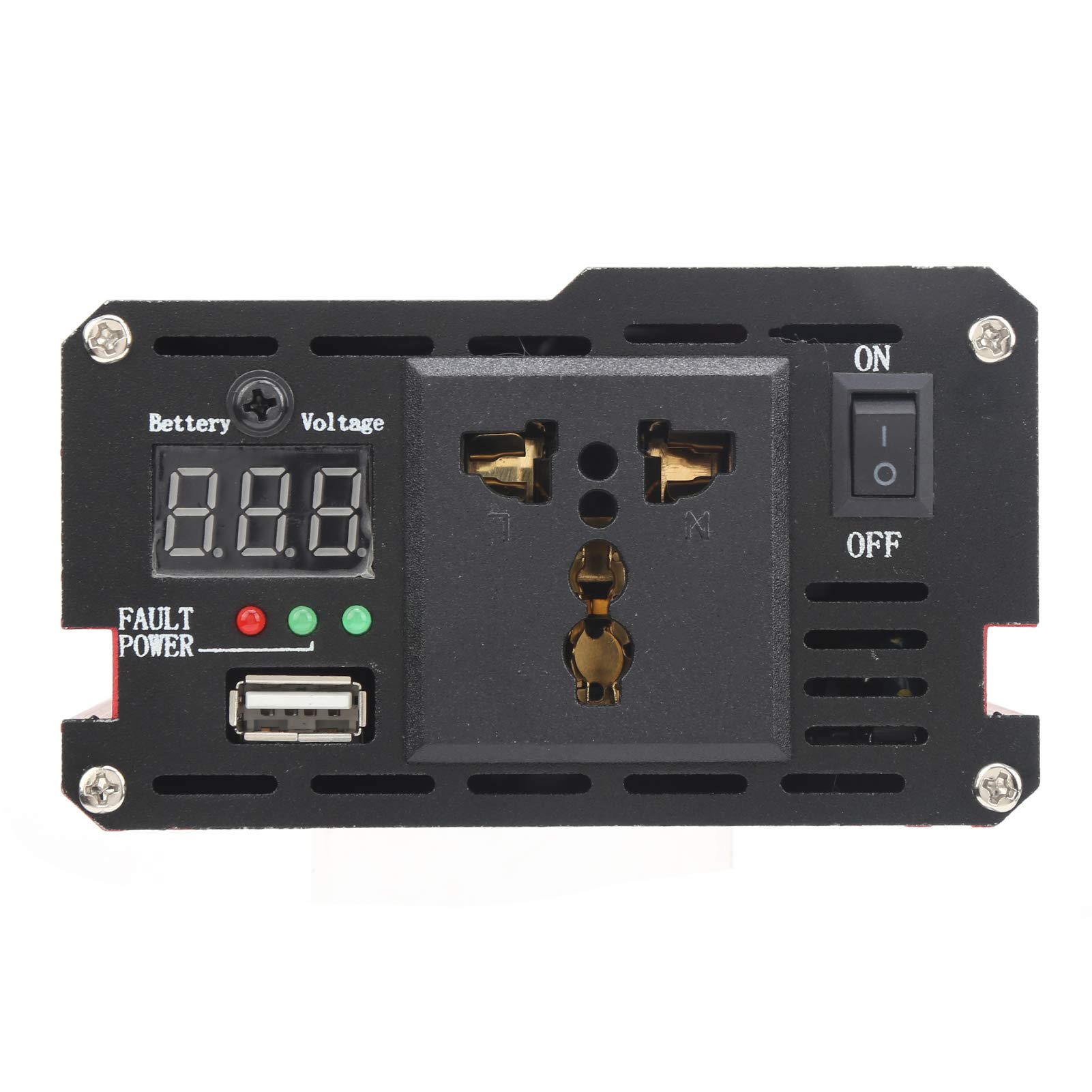 Dioche Przetwornica 220 V DC AC 800 W 24 V DC na 220 AC – Zmodyfikowany Sinus z Cyfrowym Wyświetlaczem do Użytku na Kempingu, Urządzeniach i Elektronice