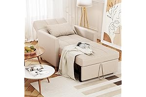 Esright 3-in-1 Convertible Sofa Chair: Seamless Space-Saving Comfort