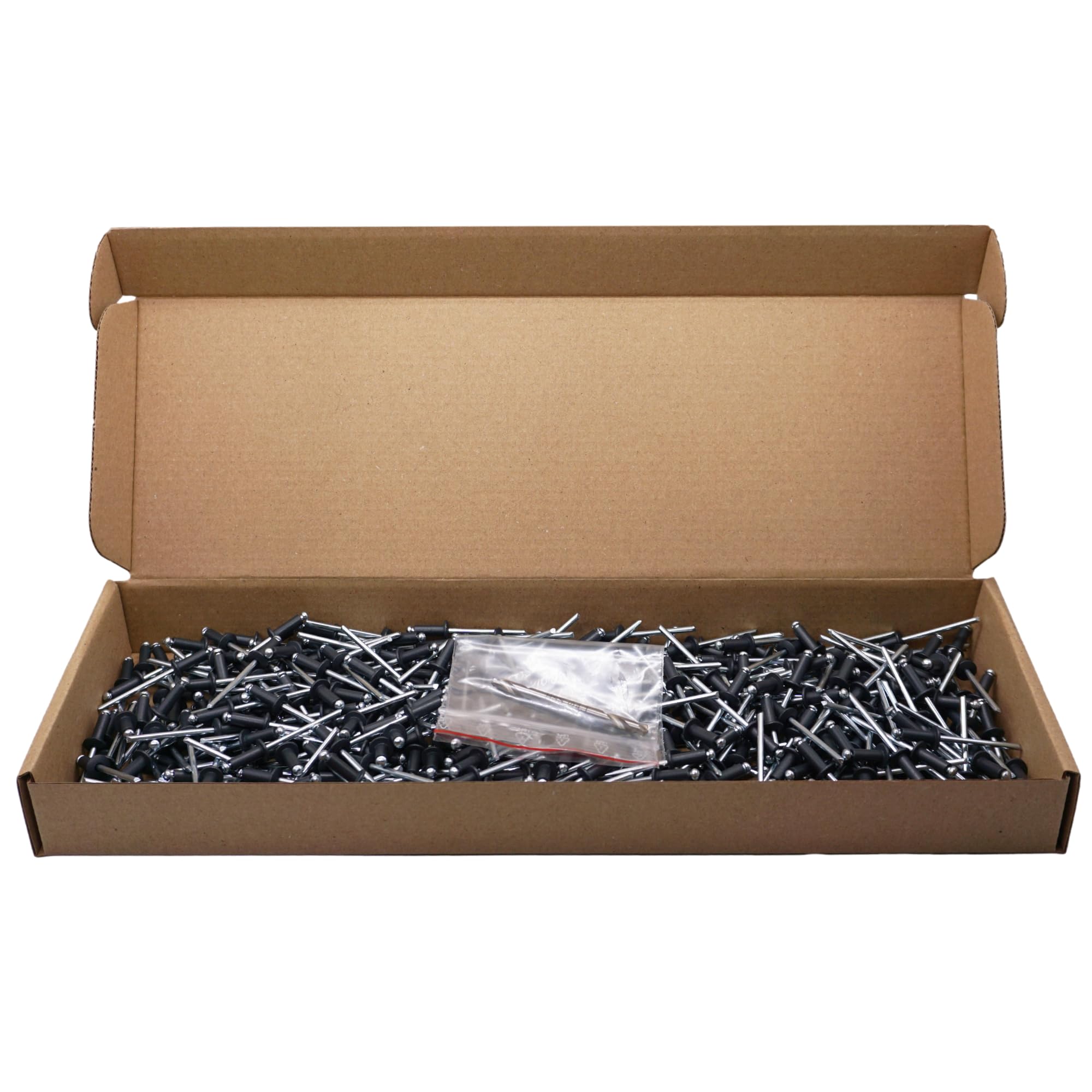 SKIR'CO (400 pcs) Rivets aveugles peints 4,0 x 10 mm, rivets aveugles en aluminium, DIN 7337, tête bombée, mandrin en acier, rivets à œil (gris anthracite RAL 7016)