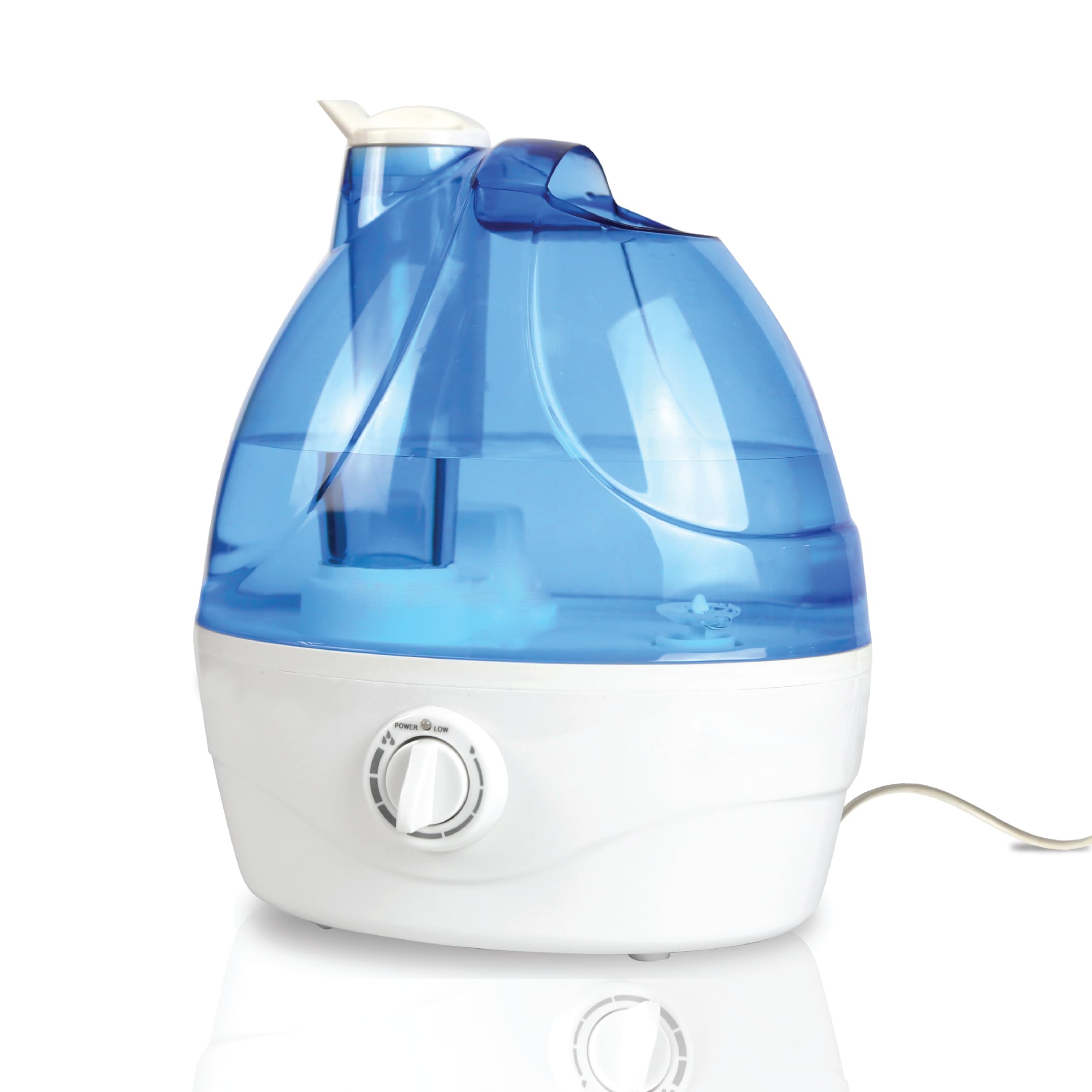 NexLev Cool Mist Humidifier | 2.2L| For Office, Indoor Plants, Baby Nursery | Quiet Operation | Works 30Hrs on Low Setting | 360° Nozzle | Auto Shut-Off | Adjustable Knob | Leak Proof | HU-02