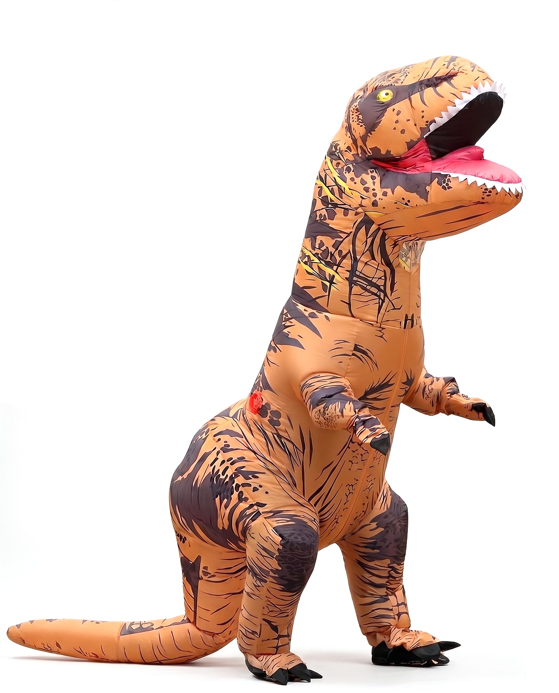 Dinosaurier Aufblasbares Kostüm für Erwachsene Lustiges T-Rex-Kostüm für Halloween Partys Weihnachten Festival