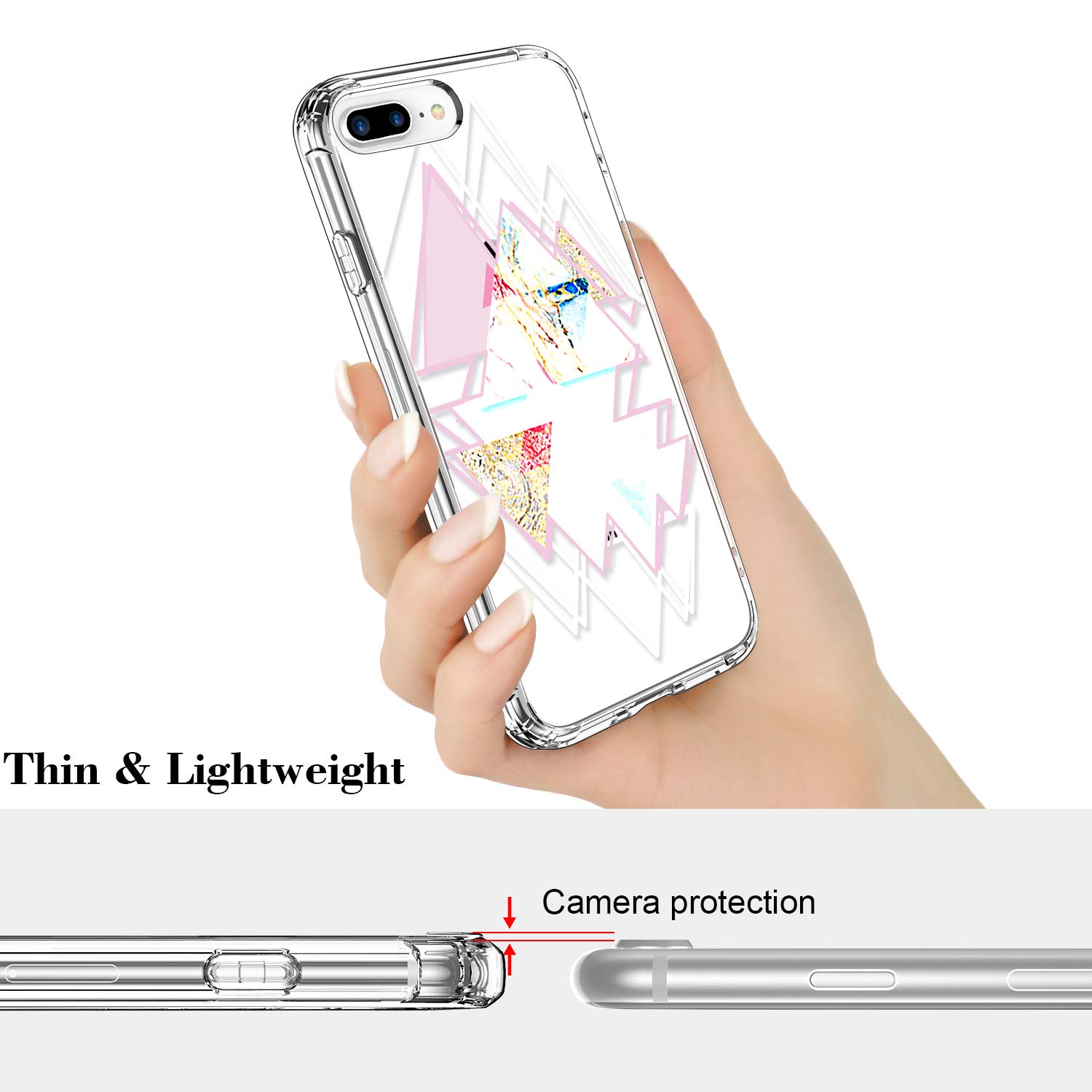 Amazon.co.jp: SHINEZONEiPhone 8 Plusケース スクリーンプロテクター