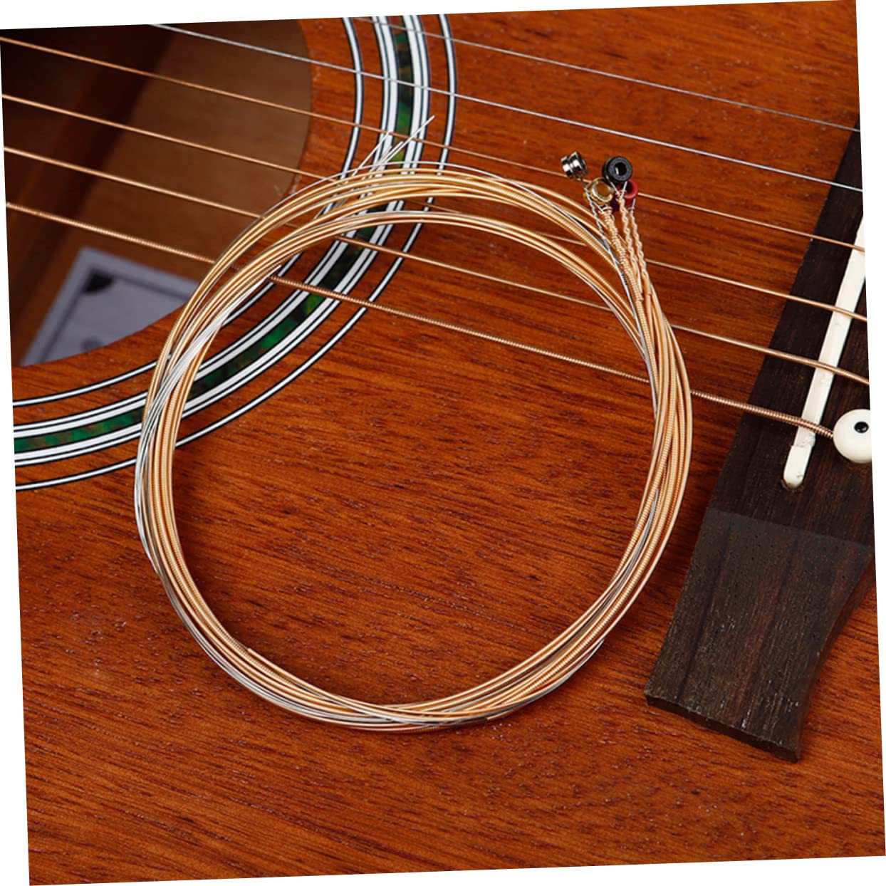 FAVOMOTO 3 Strings Sets Acoustic Guitar Strings String Instrument Part Guitar Set Guitar Kits Ballad Student Electric Guitar Strings